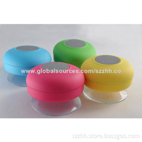 Hot Selling Cheap Waterproof Bluetooth Speaker with 400mAh Battery, Handsfree, 3W Power